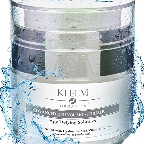 Anti Aging Retinol Moisturizer Cream: for Face, Neck & Décolleté with 2.5% Retinol and Hyaluronic Acid. Best Day and Night Anti Wrinkle Cream for Men and Women - Results in 5 Weeks