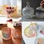 Chinashow Clear Glass Apothecary Jar with Lids Candy Jar Cookie Jar Decorative Weddings Candy Buffet 780ML A7 Chinashow Clear Glass Apothecary Jar with Lids Candy Jar Cookie Jar Decorative Weddings Candy Buffet 780ML A7