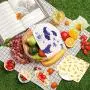 Beeswax Food Wraps Organic Sustainable Eco-friendly BeesWax Food Storage Wrappers Reusable Plastic Free Assorted Set of 5 Food Wraps Durable Fruits & Vegetables and Bowls Covers