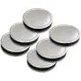 ThinkChances Rust Resistant Stainless Steel Regular Mouth Storage Lids Mason Jar Caps with Reusable Silicone Seals for Transform Mason Ball Canning Jars (6 Pack, Regular Mouth) ThinkChances Rust Resistant Stainless Steel Regular Mouth Storage Lids Mason Jar Caps with Reusable Silicone Seals for Transform Mason Ball Canning Jars (6 Pack, Regular Mouth)