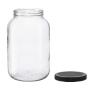Amazon Exclusive 1 Gallon Storage Jars Half Gallon Kombucha Mason Jars Plastic Lids Sealed Glass Jars