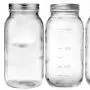 Bouteilles en verre de grande capacité 1,9L (64 oz) - Bouteilles Mason pour légumes en conserve et cornichons scellées. Bouteilles en verre de grande capacité 1,9L (64 oz) - Bouteilles Mason pour légumes en conserve et cornichons scellées.