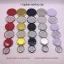 100pcs Glass bottle cap metal lids tinplate cap canning bottle cap bird's nest bottle cap honey bottle cap chili pickle bottle sealed high temperature