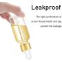 Dropper Bottles, 4oz Clear/amber/pink Glass Eye Dropper Bottle for Essential Oils with Labels and Funnels, 12 Pack Tincture Bottles with Golden Top (Unbreakable Plastic Dropper with Measurements)