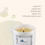 1pcs Empty Candle Jar, Ceramic Jars For Massage Candle Oil, Moisturizing, Body Oil Candle, Natural Soybeans,  Bamboo Orchid