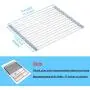 Seropy Roll Up Dish Drying Rack, Over The Sink Dish Drying Rack Kitchen Rolling Dish Drainer, Foldable Sink Rack Mat Stainless Steel Wire Dish Drying Rack for Kitchen Sink Counter Storage 17.5x11.8
