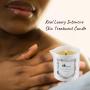 1pcs Empty Candle Jar, Ceramic Jars For Massage Candle Oil, Moisturizing, Body Oil Candle, Natural Soybeans,  Bamboo Orchid