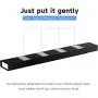 Spice Rack, Magnetic Stove top Shelf, Over the Stove Spice Rack, Adjustable 15-30 In, for Kitchen Shelves, Seasoning Organizer, Matte Black