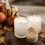 Thick Candle Jars for Making Candles 12 Pcs, 7 OZ Empty Jars with Wood Lids for Candle Making, Sample Container, Mutiple Color Optional