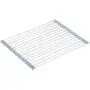 Seropy Roll Up Dish Drying Rack, Over The Sink Dish Drying Rack Kitchen Rolling Dish Drainer, Foldable Sink Rack Mat Stainless Steel Wire Dish Drying Rack for Kitchen Sink Counter Storage 17.5x11.8