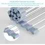 Seropy Roll Up Dish Drying Rack, Over The Sink Dish Drying Rack Kitchen Rolling Dish Drainer, Foldable Sink Rack Mat Stainless Steel Wire Dish Drying Rack for Kitchen Sink Counter Storage 17.5x11.8