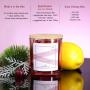 12 Pack Glass Candle Jars with Bamboo Lids  - Candle Making Jars - Candle Containers for Making Candles - Mercury Glass Candle Jars Include 15 Pcs Candle Labels