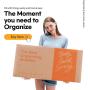 HOMEDANT House 5-Tier Laminated Boltless Metal Shelving Unit Adjustable Storage Utility Rack Heavy Duty Shelves Organization Multipurpose Shelf Kitchen Garage Pantry Closet 1Pack
