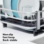 OXO Good Grips Aluminum Dish Rack, Gray