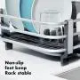 OXO Good Grips Aluminum Dish Rack, Gray