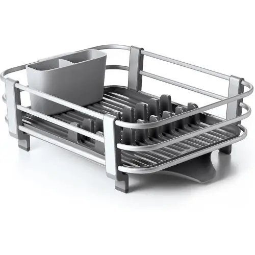 OXO Good Grips Aluminum Dish Rack, Gray