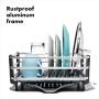 OXO Good Grips Aluminum Dish Rack, Gray