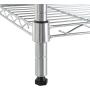 Amazon Basics 5-Shelf Adjustable Steel Storage Shelving Unit, 200 lb Capacity per Shelf, 23.2 x 13.4 x 60 inches, Chrome
