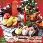 4 Pcs Christmas Wooden Candle Bowl Christmas Tree Tray Dough Charcuterie Board Rustic Xmas Sushi Plate Hand Carved Wood Bowl Paulownia Bowls for DIY Candles Decoration Dining Home
