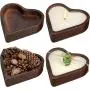 4 Pièces Plateau de Charcuterie en Bois pour Saint-Valentin, Trancheuse en Forme de Cœur Rustique, Plateau de Table pour Bougies, Décoration Maison, DIY 4 Pièces Plateau de Charcuterie en Bois pour Saint-Valentin, Trancheuse en Forme de Cœur Rustique, Plateau de Table pour Bougies, Décoration Maison, DIY
