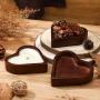 4 Pcs Valentine\'s Day Wooden Candle Bowl Heart Tray Dough Charcuterie Board Rustic Love Heart Sushi Plate Hand Carved Wood Bowl Paulownia Board for DIY Candles Decoration Dining Home