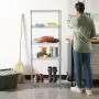 Amazon Basics 5-Shelf Adjustable Steel Storage Shelving Unit, 200 lb Capacity per Shelf, 23.2 x 13.4 x 60 inches, Chrome
