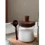 [Glass Storage Jars] 3pcs Glass Storage Jars With Spoons - Coffee, Candy, Biscuit, Tea, Snack, Seasoning, Salt, Pepper Jars