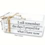 3pcs Trusted Open Wooden Decorative White Books - Rustic Farmhouse Book Stack, Faux Books for Coffee Table Shelves with Wood Bead Tassels - For Modern Home Decor - Perfect Gift for Housewarming & Birthday