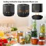 1pc Automatic Vacuum Sealer, Electric Mason Jar Vacuum Sealer, Automatic Vacuum Pump, One-key Operation, Leak-proof Seal, Suitable for Ordinary Wide-mouth Can Containers, Portable Food Preserver, for Freeze-dried Food Storage, Kitchen Tool.