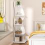 Corner Shelf, Utility Racks Modern 5 - Layer Corner Bookshelf, Fashionable Small Corner Bookshelf Storage Shelf And Plant Stand With Unique Shape, Suitable For Living Rooms And Home Offices (green, 1pc), Standing Shelf