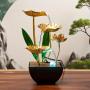 Small Indoor Fountain Automatic Circulation Humidifier Desktop Decoration for Living Room and Bedroom Relaxation Crafts