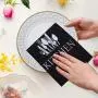 Soft & Absorbent 2pcs Microfiber Kitchen Towels - Spoon & Fork Design, Perfect for Drying Dishes & Hands - Ideal for Holiday Decor & Everyday Use