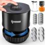 10 Flat Lids, 6 Covers - IPOW Rechargeable Mason Jar Vacuum Sealer Kit for Wide-Mouth & Regular-Mouth Jars with Great Seal