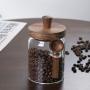 [Glass Storage Jars] 3pcs Glass Storage Jars With Spoons - Coffee, Candy, Biscuit, Tea, Snack, Seasoning, Salt, Pepper Jars