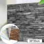 NEW 40/50/60pcs DIY 3D Foam Brick Wallpaper Squares, Waterproof, Self-Adhesive, Low Voltage, Easy Installation, Durable, for Bedroom, Living Room, Bathroom, Kitchen, Door, Window, Wall, Home Decor, 13.78*15.16inch, Optional Colo