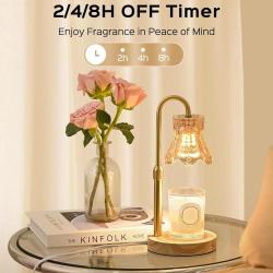 [JACKYLED Warmer] JACKYLED 2-Pack Candle Warmer Lamp | Electric Candle Lamp Warmer, Mothers Day Gifts For Mom, House Warming Gifts, New Home Bedroom Decor, Dimmable Wax Melt Warmer For Scented Wax, Mother's Day Gift