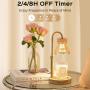 [JACKYLED Warmer] JACKYLED 2-Pack Candle Warmer Lamp | Electric Candle Lamp Warmer, Mothers Day Gifts For Mom, House Warming Gifts, New Home Bedroom Decor, Dimmable Wax Melt Warmer For Scented Wax, Mother's Day Gift