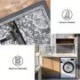 3 Piece Non Slip Kitchen Floor Mat Set, Easy to Clean Bohemian Kitchen Rug Set with Runner for Kitchen Hallway Laundry Room Door Office Sink