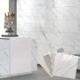 [Marble Floor Stickers] 30pcs Thickened Imitation Marble Floor Stickers - DIY Anti-slip Self-adhesive, Moisture-proof - Suitable for Kitchen, Bathroom, Furniture Decoration