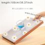 [Waterproof Shelf Liner] Waterproof, Non-Slip 1 Roll Floral PVC Shelf & Drawer Liner - Dust-Proof, Moisture-Proof Kitchen Cabinet Mat with Daisy Pattern - Kitchen Organizers And Storage, Decorative Liner for Home Organization, Fridge and Table Pad