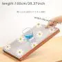 [Waterproof Shelf Liner] Waterproof, Non-Slip 1 Roll Floral PVC Shelf & Drawer Liner - Dust-Proof, Moisture-Proof Kitchen Cabinet Mat with Daisy Pattern - Kitchen Organizers And Storage, Decorative Liner for Home Organization, Fridge and Table Pad