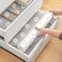 [Waterproof Shelf Liner] Waterproof, Non-Slip 1 Roll Floral PVC Shelf & Drawer Liner - Dust-Proof, Moisture-Proof Kitchen Cabinet Mat with Daisy Pattern - Kitchen Organizers And Storage, Decorative Liner for Home Organization, Fridge and Table Pad