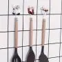 4er Resin Kochfigur Wandhalterung Set, Moderner Stil, Resin Kochfigur Wandhaken, Einfache Installation Klebstoff Wandhalterung, Werkzeughaken für Zuhause, Küche, Garten, Garage Organisation