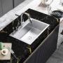 1pc Luxury Black Marble Vinyl Wallpaper - Self-Adhesive, Large Kitchen Backsplash with Golden Veins, 60cm x 5m, Easy Installation for Modern Home Decor, Modern Wallpaper | Marble Texture | Durable Wallpaper
