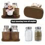 Super Cool Salt and Pepper Bottle with Chef Statue Holder & Resin Spice Jar Holder - Food-Safe Resin Kitchen Decor, Rugby, Hot Dogs & Superhero-Themed, Perfect for Restaurants & Home Fashion