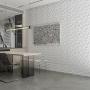 [Black/White Accent Wall Stickers] 50/100pcs PVC Accent Textured Wall Panels 30x30cm 3D Wall Panels in Diamond Design Black/White Self-Adhesive Tile 3D Wall Sticker for Living Room Gaming Room TV Background