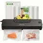 [Machine à sceller sous vide automatique] 15 pièces - Machine de scellage sous vide compacte pour stockage de denrées alimentaires sèches et humides - 1 sac bonus de conservation fraîche.