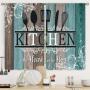 2pcs Kitchen Curtains Living Room Kitchen Curtains for Bedroom Curtains for Windows for Blackout Curtains Privacy Protection Curtains for Decor Indoor Living Room Restaurant Bar Party Playroom Dorm Room Decor CJX