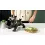 1 Black French Bulldog Storage Decor, Large Mouth Statue Art Crafts Creative Dog, Home Living Room Office Study Decoration, Room Desktop Display Entrance Decoration, Winter Christmas New Year Decoration, Handmade Home Decoration Style Doll Ornament