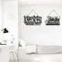 4pcs Inspirational Table Decorations Wooden Christian Faith Bible Verse Centerpieces Black Motivational Prayer Room Blessed Signs for Home Office Living Room Kitchen Farmhouse Art Decor